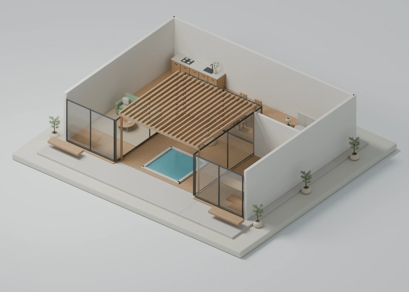 Revised Blender render